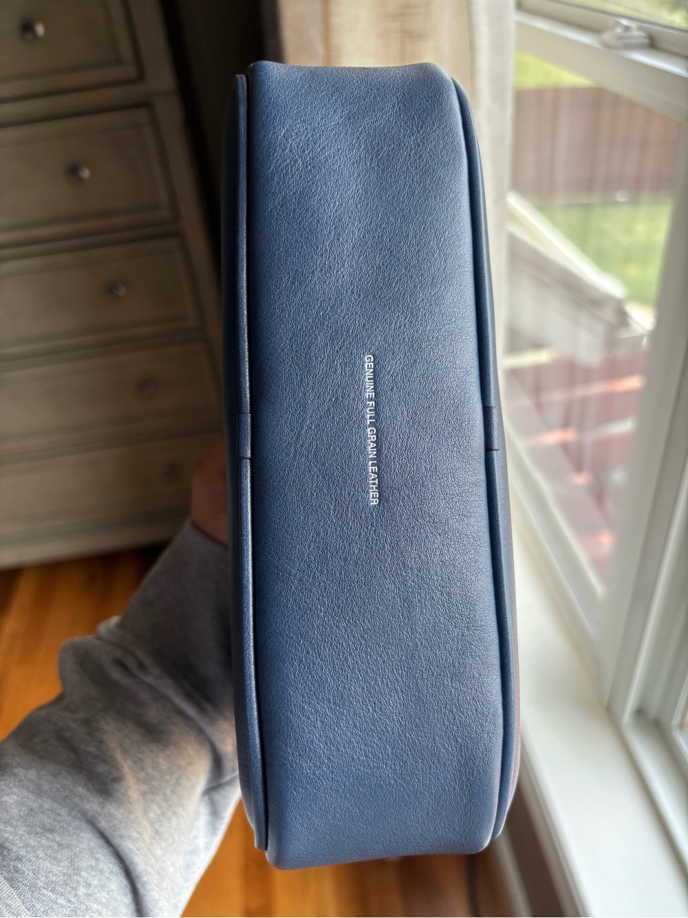 Navy Coach Radio Camera Bag in Navy/Silver - Picture 6 of 9